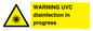 WN6205: WARNING UVC disinfection in progress