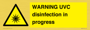 WN6205: WARNING UVC disinfection in progress
