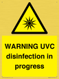 WN6205: WARNING UVC disinfection in progress