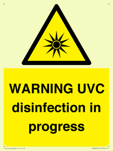 WN6205: WARNING UVC disinfection in progress