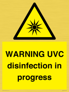 WN6205: WARNING UVC disinfection in progress