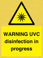 WN6205: WARNING UVC disinfection in progress