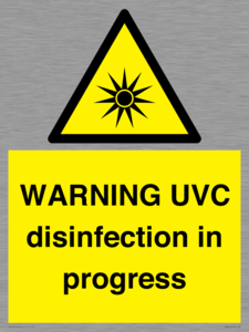 WN6205: WARNING UVC disinfection in progress
