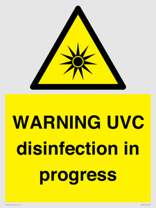 WN6205: WARNING UVC disinfection in progress