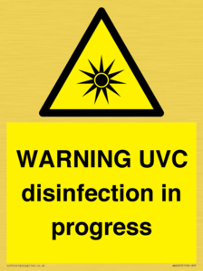 WN6205: WARNING UVC disinfection in progress