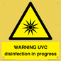 WN6205: WARNING UVC disinfection in progress