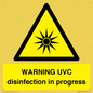 WN6205: WARNING UVC disinfection in progress