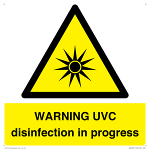 WN6205: WARNING UVC disinfection in progress