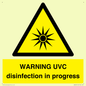 WN6205: WARNING UVC disinfection in progress