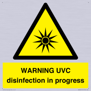 WN6205: WARNING UVC disinfection in progress
