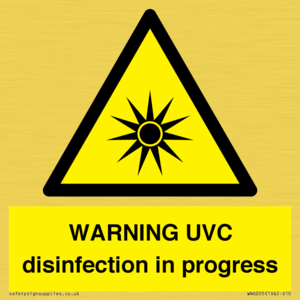 WN6205: WARNING UVC disinfection in progress