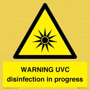 WN6205: WARNING UVC disinfection in progress