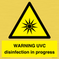 WN6205: WARNING UVC disinfection in progress