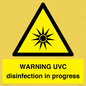 WN6205: WARNING UVC disinfection in progress