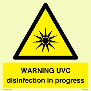 WN6205: WARNING UVC disinfection in progress