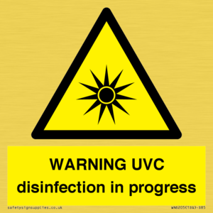 WN6205: WARNING UVC disinfection in progress