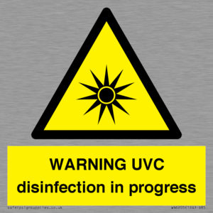 WN6205: WARNING UVC disinfection in progress