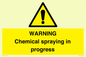 WN6298: WARNING Chemical spraying in progress
