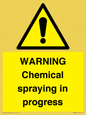WN6298: WARNING Chemical spraying in progress