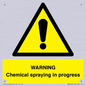 WN6298: WARNING Chemical spraying in progress