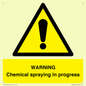 WN6298: WARNING Chemical spraying in progress