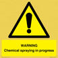 WN6298: WARNING Chemical spraying in progress
