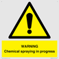 WN6298: WARNING Chemical spraying in progress