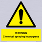 WN6298: WARNING Chemical spraying in progress