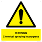 WN6298: WARNING Chemical spraying in progress