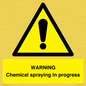 WN6298: WARNING Chemical spraying in progress