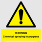 WN6298: WARNING Chemical spraying in progress