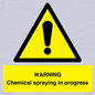 WN6298: WARNING Chemical spraying in progress