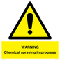 WN6298: WARNING Chemical spraying in progress