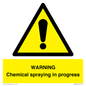 WN6298: WARNING Chemical spraying in progress