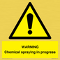 WN6298: WARNING Chemical spraying in progress