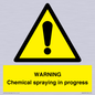 WN6298: WARNING Chemical spraying in progress