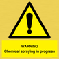 WN6298: WARNING Chemical spraying in progress