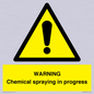 WN6298: WARNING Chemical spraying in progress