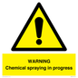 WN6298: WARNING Chemical spraying in progress