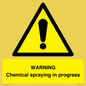 WN6298: WARNING Chemical spraying in progress