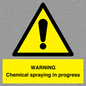 WN6298: WARNING Chemical spraying in progress