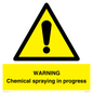 WN6298: WARNING Chemical spraying in progress