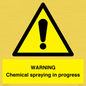 WN6298: WARNING Chemical spraying in progress