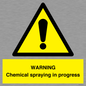 WN6298: WARNING Chemical spraying in progress