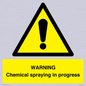 WN6298: WARNING Chemical spraying in progress