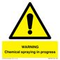 WN6298: WARNING Chemical spraying in progress