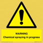 WN6298: WARNING Chemical spraying in progress