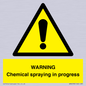 WN6298: WARNING Chemical spraying in progress