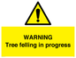 WN6299: WARNING Tree felling in progress