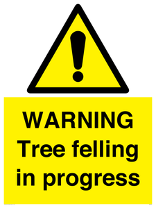 WN6299: WARNING Tree felling in progress